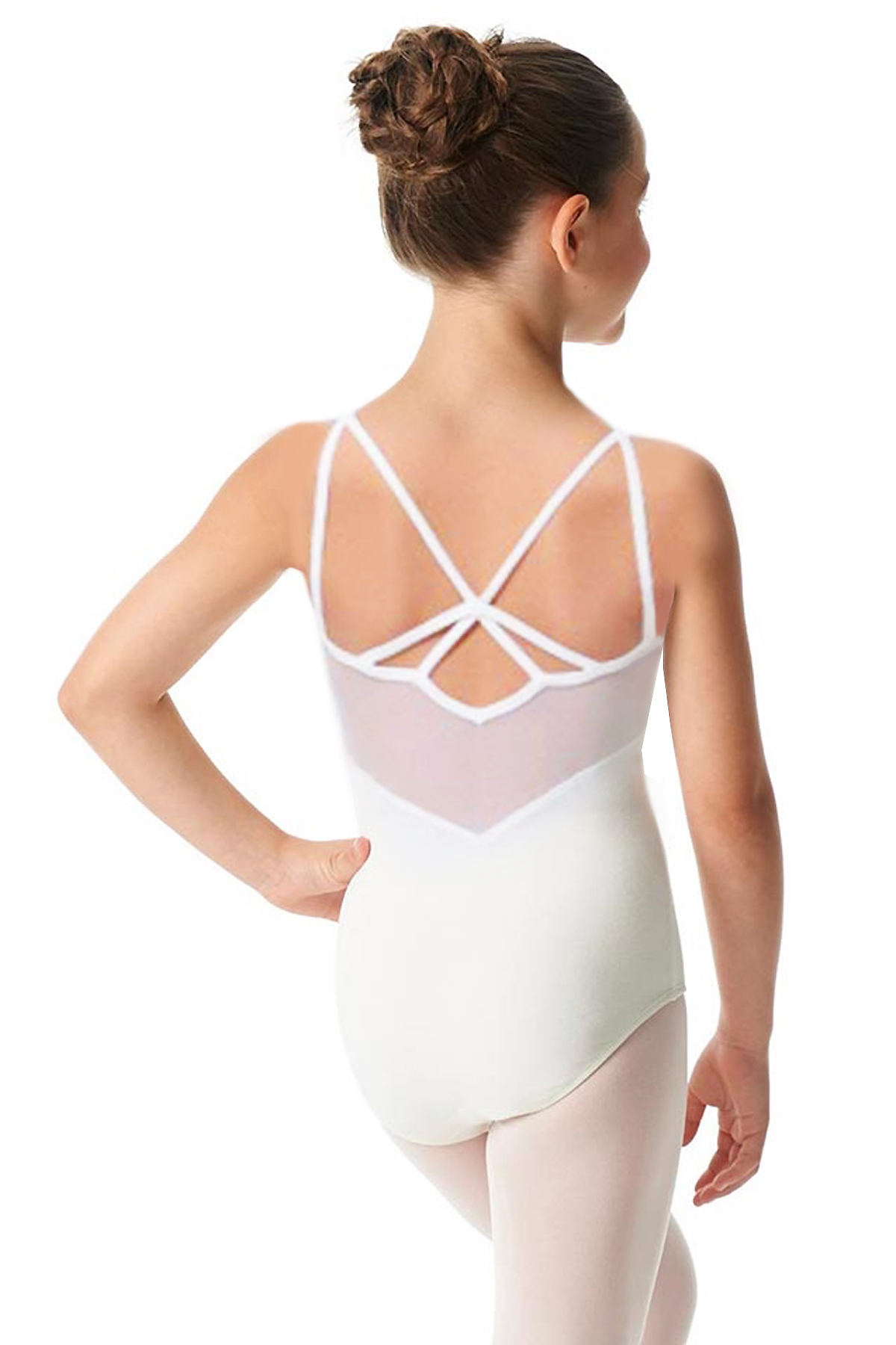 Body gimnastica & dans Alb Spandex 1107