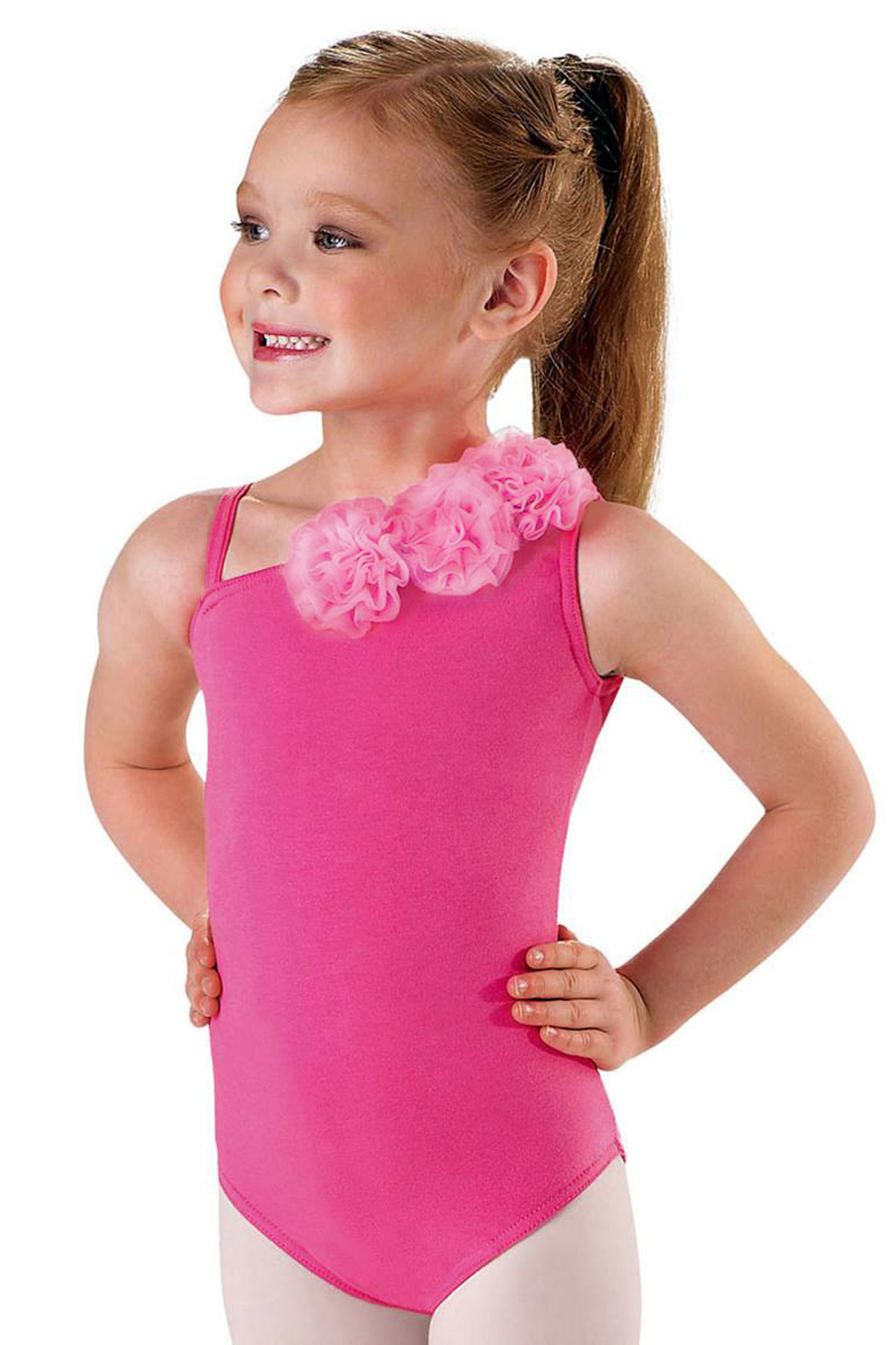 Body gimnastica & dans cu flori Ciclam 16500