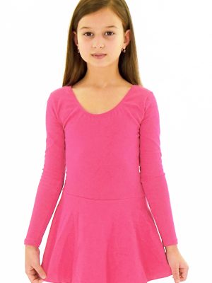 Body cu fusta bumbac gimnastica & dans Ciclam 1700