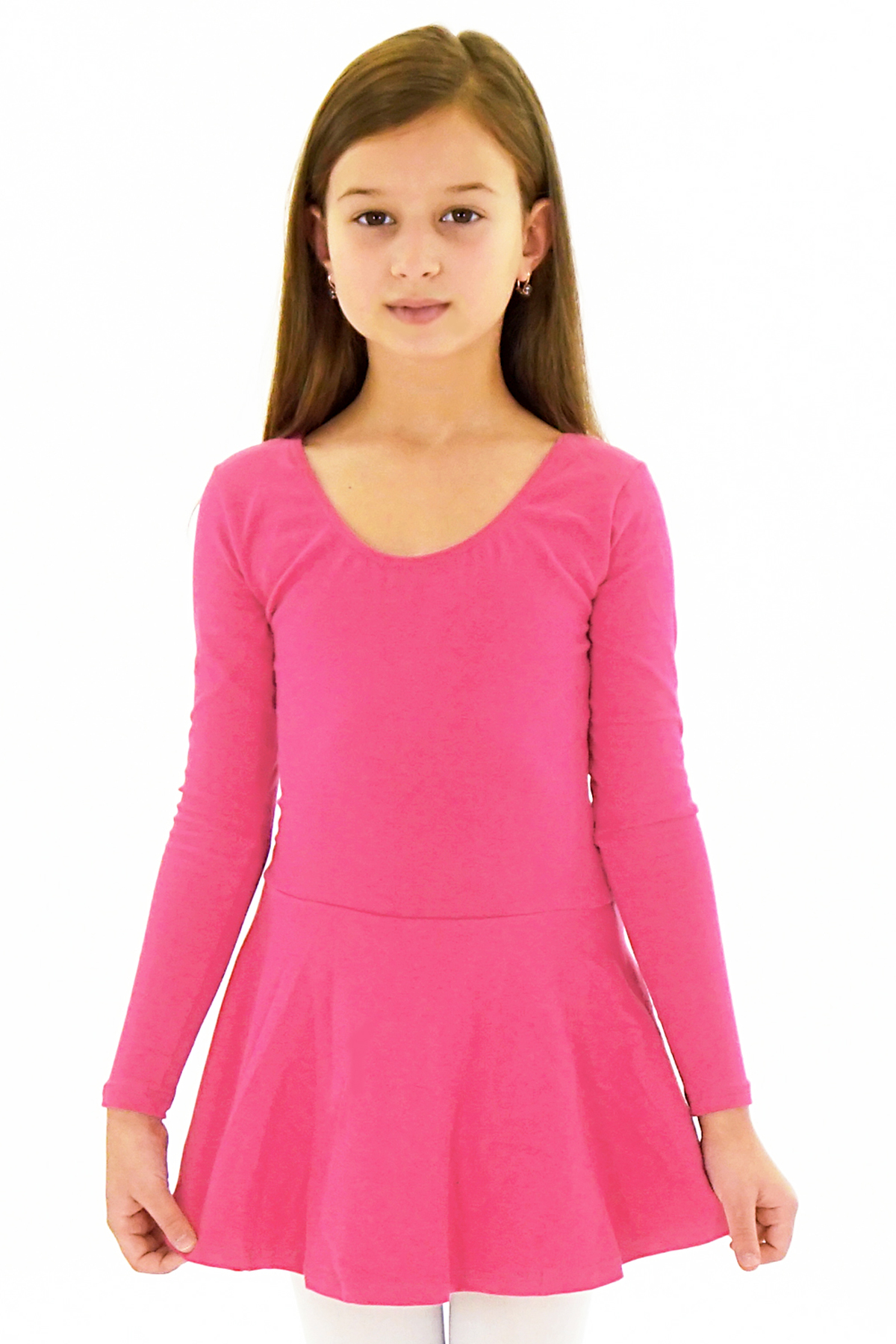 Body cu fusta bumbac gimnastica & dans Ciclam 1700
