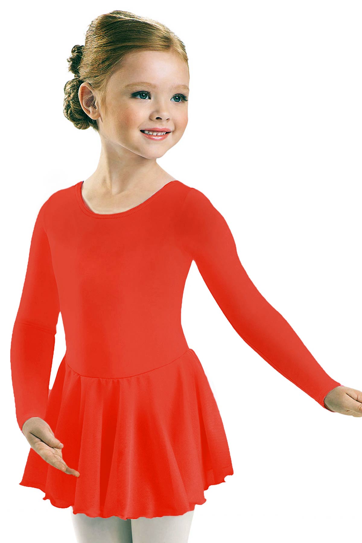 Body cu fusta tull gimnastica & dans clasic rosu Corai 1701