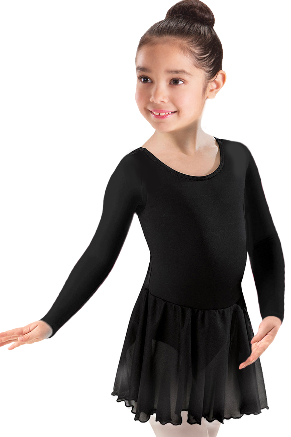 Body cu fusta tull gimnastica & dans clasic Negru 1701