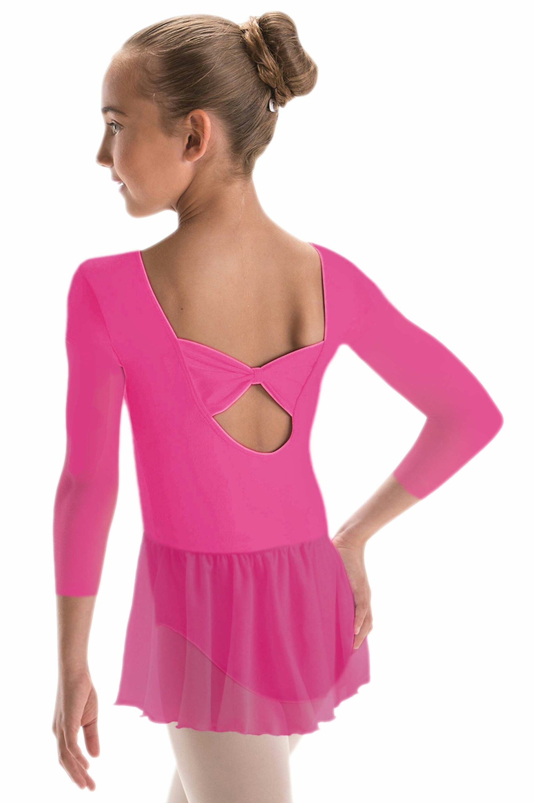Body cu fusta tull gimnastica & dans clasic Magenta 1708