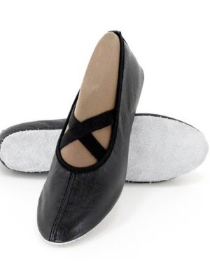 Balerini-flexibili piele naturala gim & dans Negru 17404