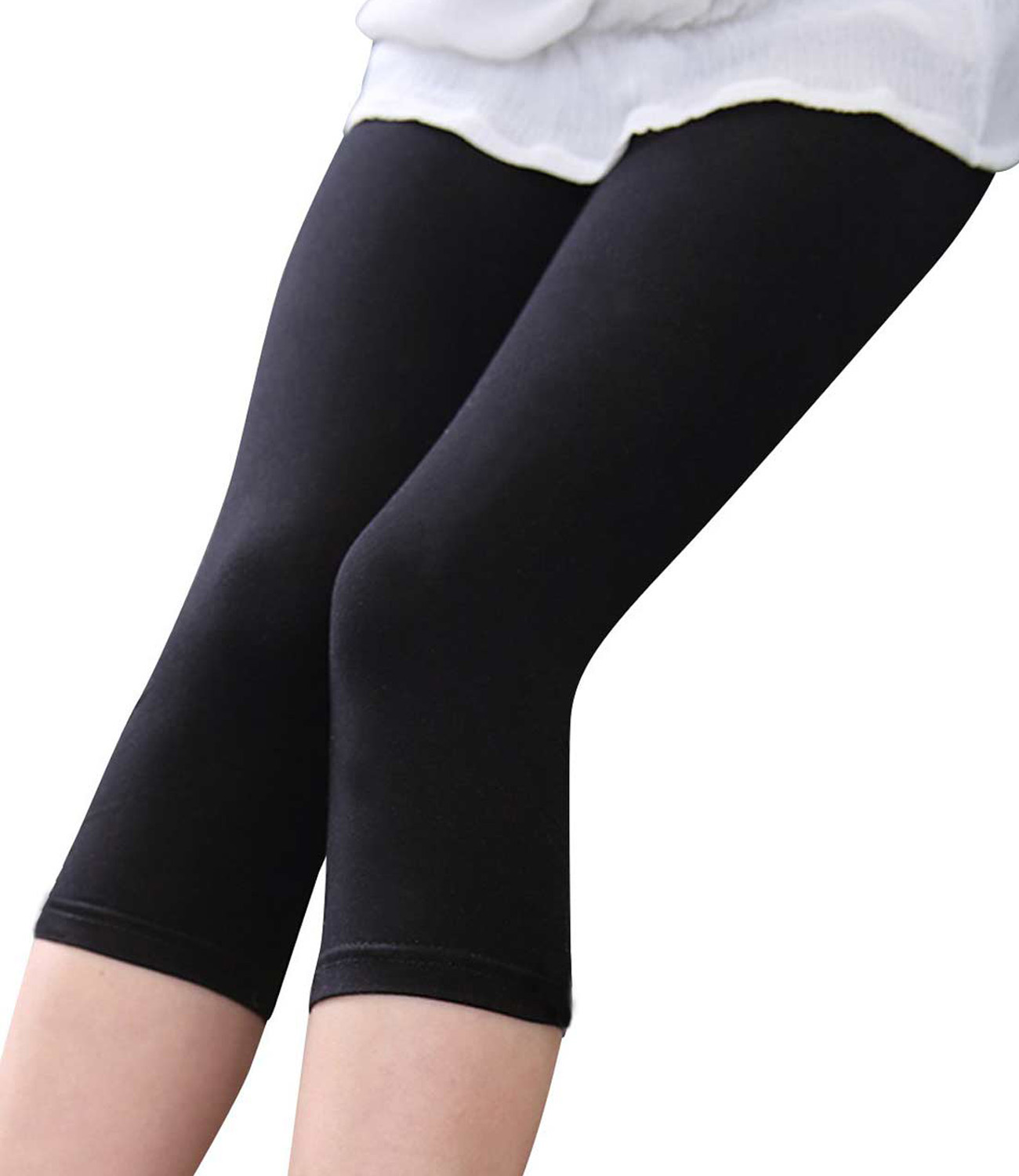 Leggins capri 3/4 negri 30502