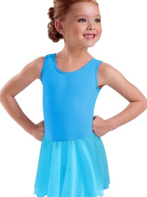 Body cu fusta tull gimnastica & dans Turcoaz 4701