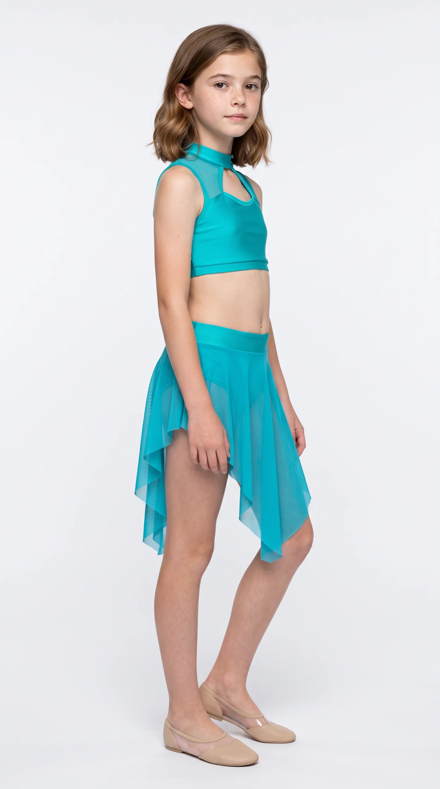 Costum Jazz 3 verde turcoaz 1617