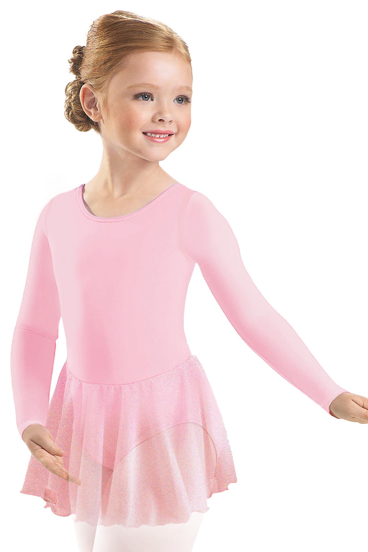Body cu fusta tull gimnastica & dans clasic Roz 1701