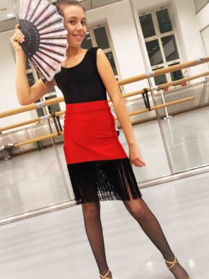 Fusta Latino spandex rosie 1506